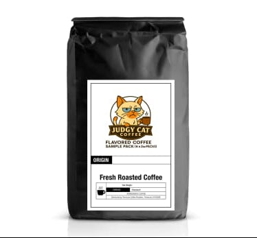 Judgy Cat Flavored Coffee Sampler